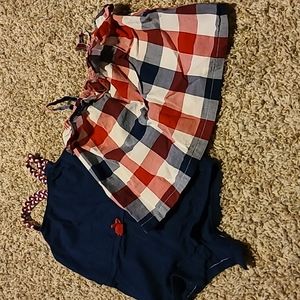 Red, White & Blue tank and romper!